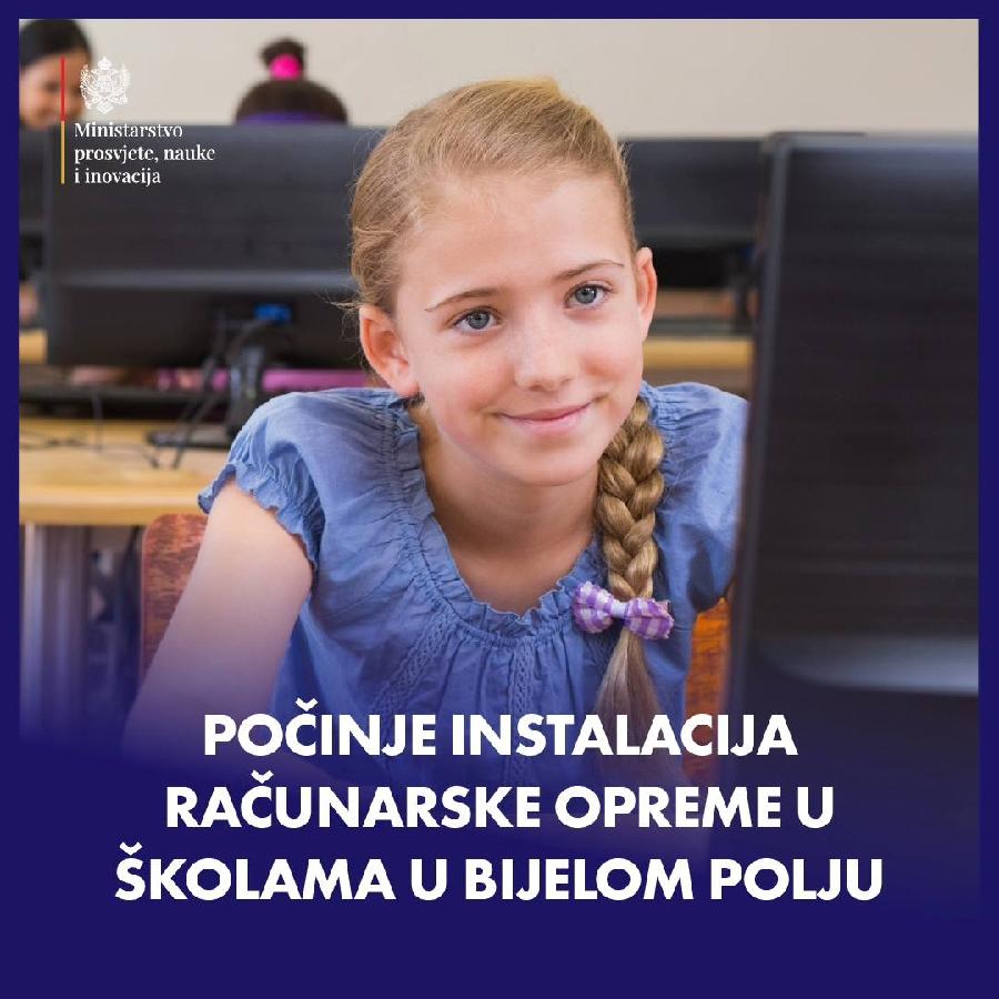 Počela instalacija računarske opreme u školama u Bijelom Polju