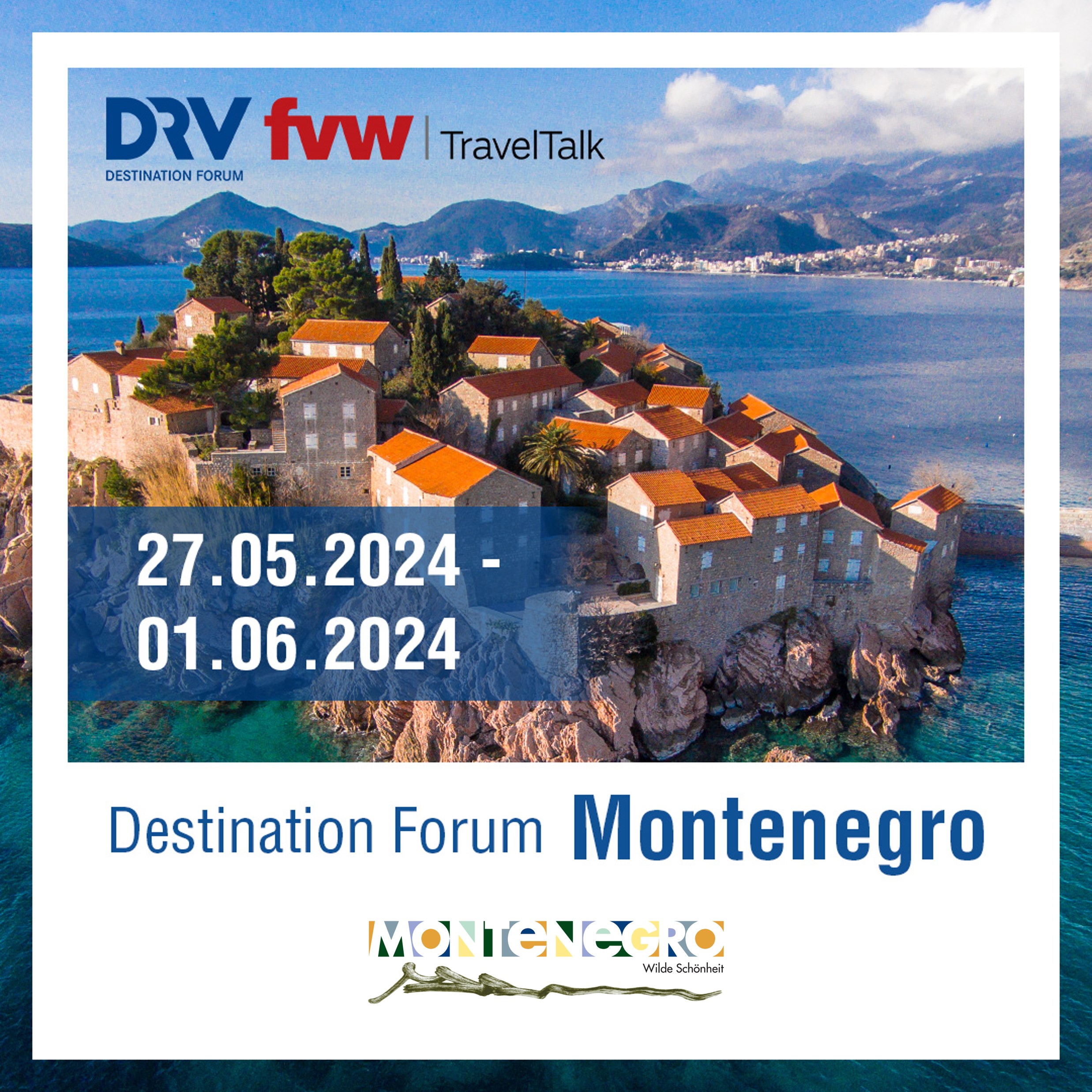 Crna Gora domaćin DRV fvw Destination Forum-a: Dolaze najuticajniji njemački turoperatori