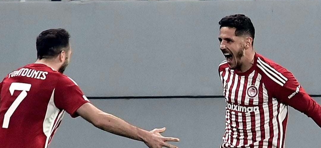 Jovetić božanstvo u Pireju: Olimpijakos nadoknadio 1:4