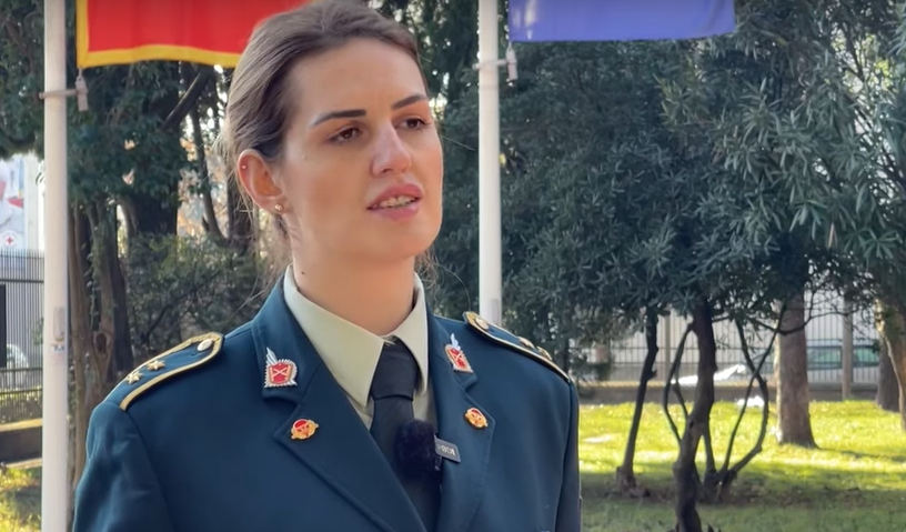 Oficirka Knežević: Željela bijeli mantil, ali uniformu VCG s ponosom nosi