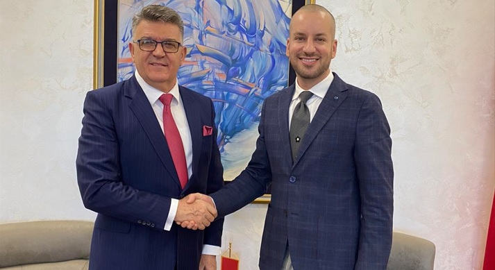 Odović sa ambasadorom Hrvatske: Cilj je apsolutna vladavina prava