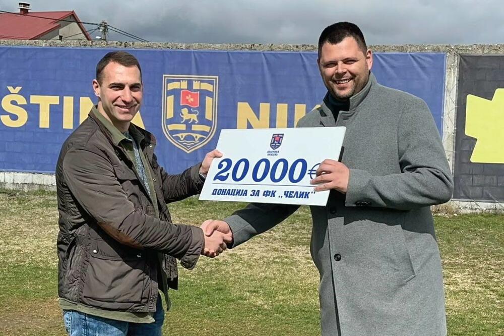 Opština Nikšić donirala Čeliku 20 hiljada evra