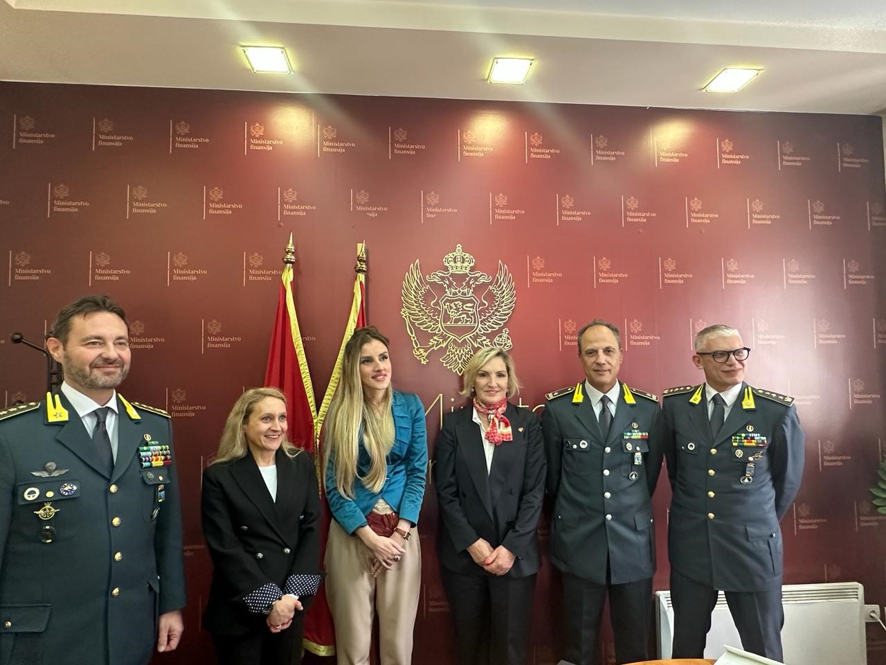 Predstavnice ministrstva finansija sa članovima finansijske policije Italije: Stvoriti efikasniju Poresku upravu, na nivou evropskih standarda