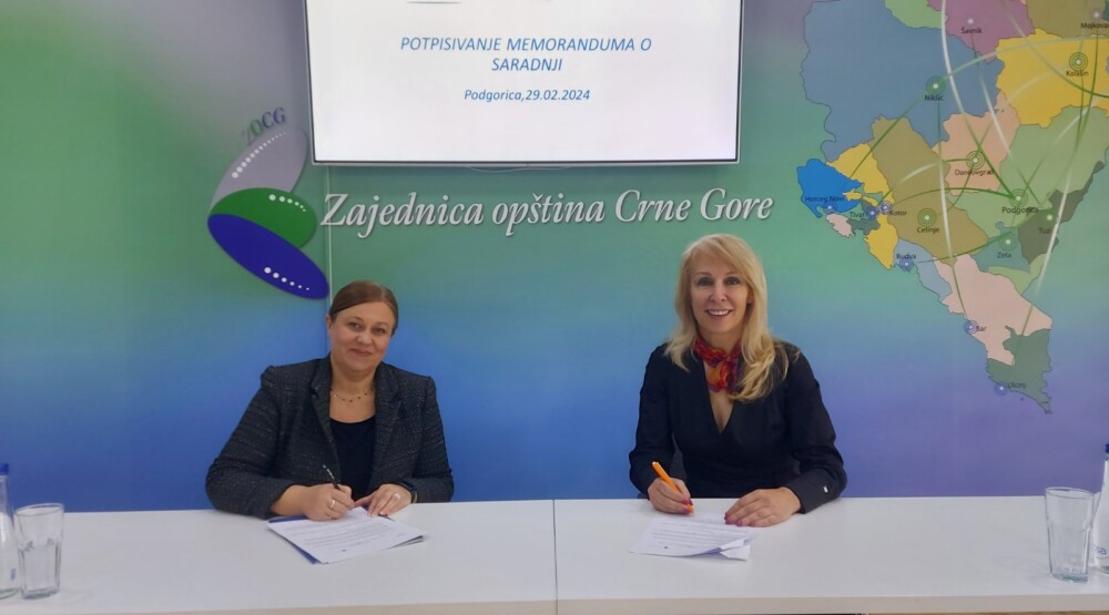 Potpisan Memorandum o saradnji ZOCG i NDI: Zajedno do većeg učešća građana u odlučivanju na lokalnom nivou