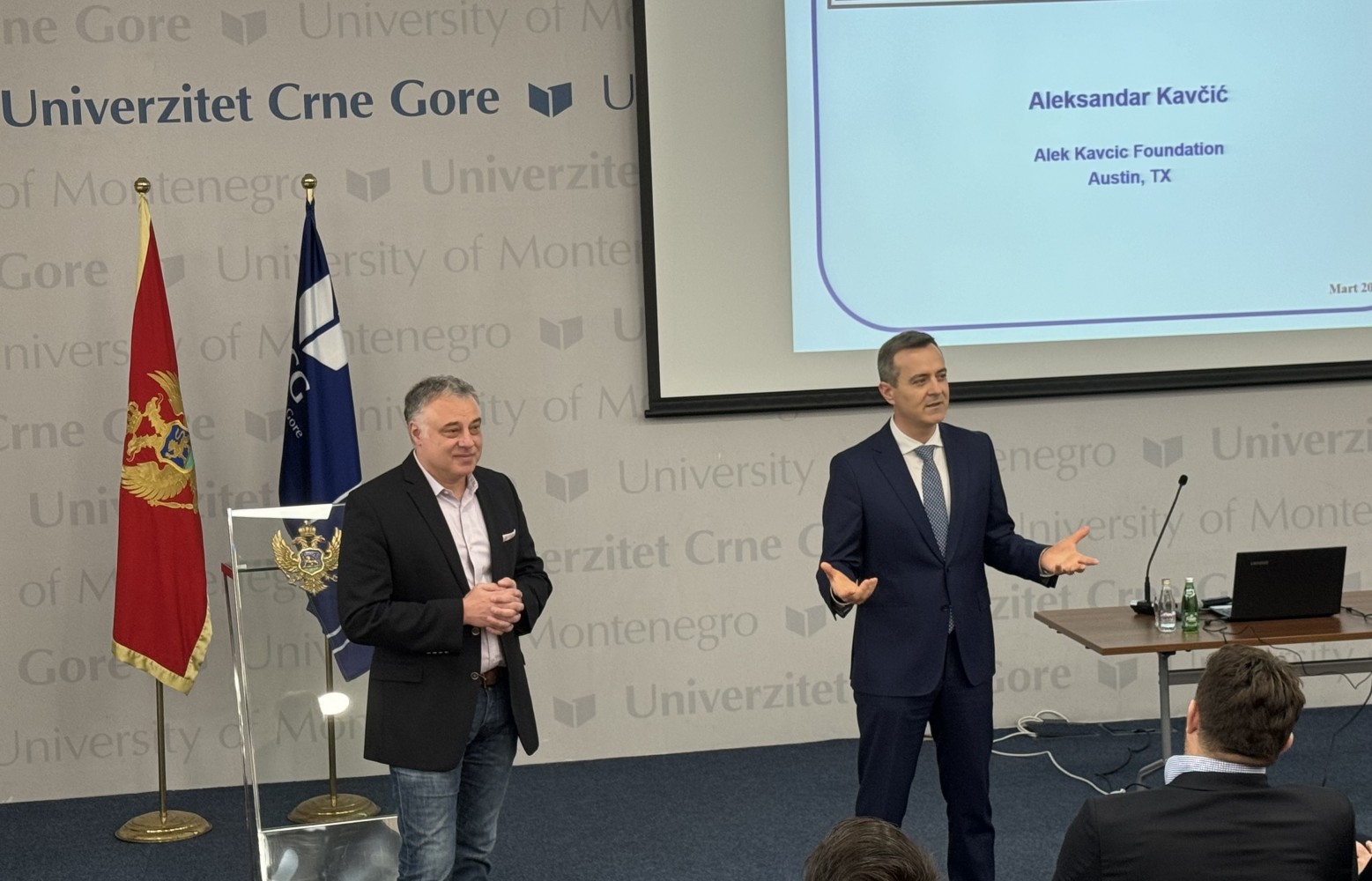 Predavanja naučnika svjetskog ugleda Kavčića i Markovića na Univerzitetu Crne Gore