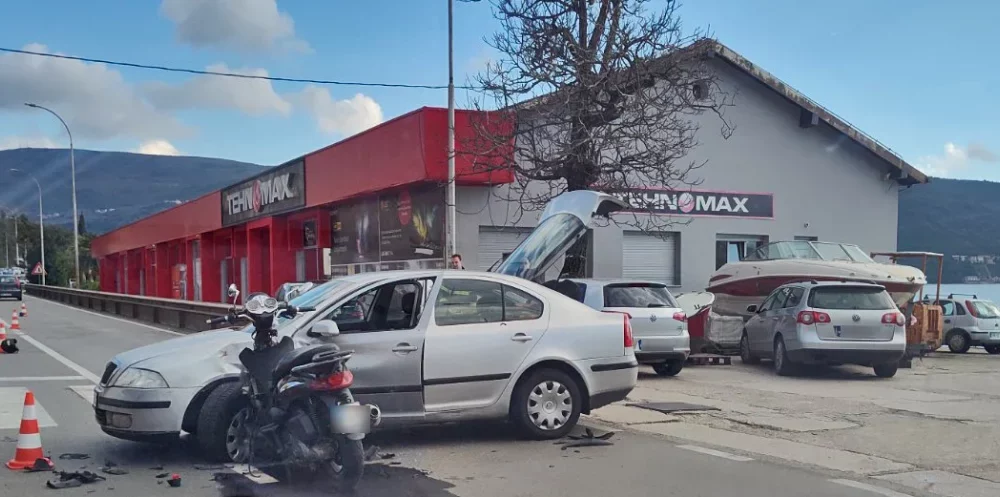 Udes u Herceg Novom: Teže povrijeđen motociklista
