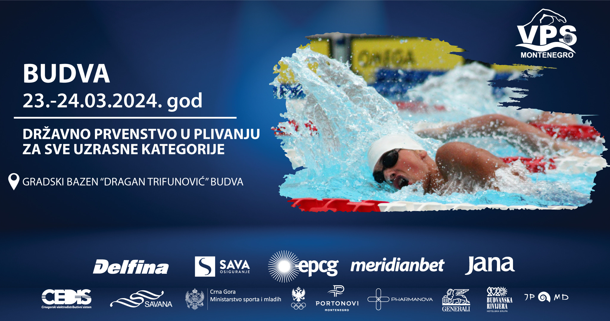 Prvenstvo Crne Gore u plivanju narednog vikenda u Budvi