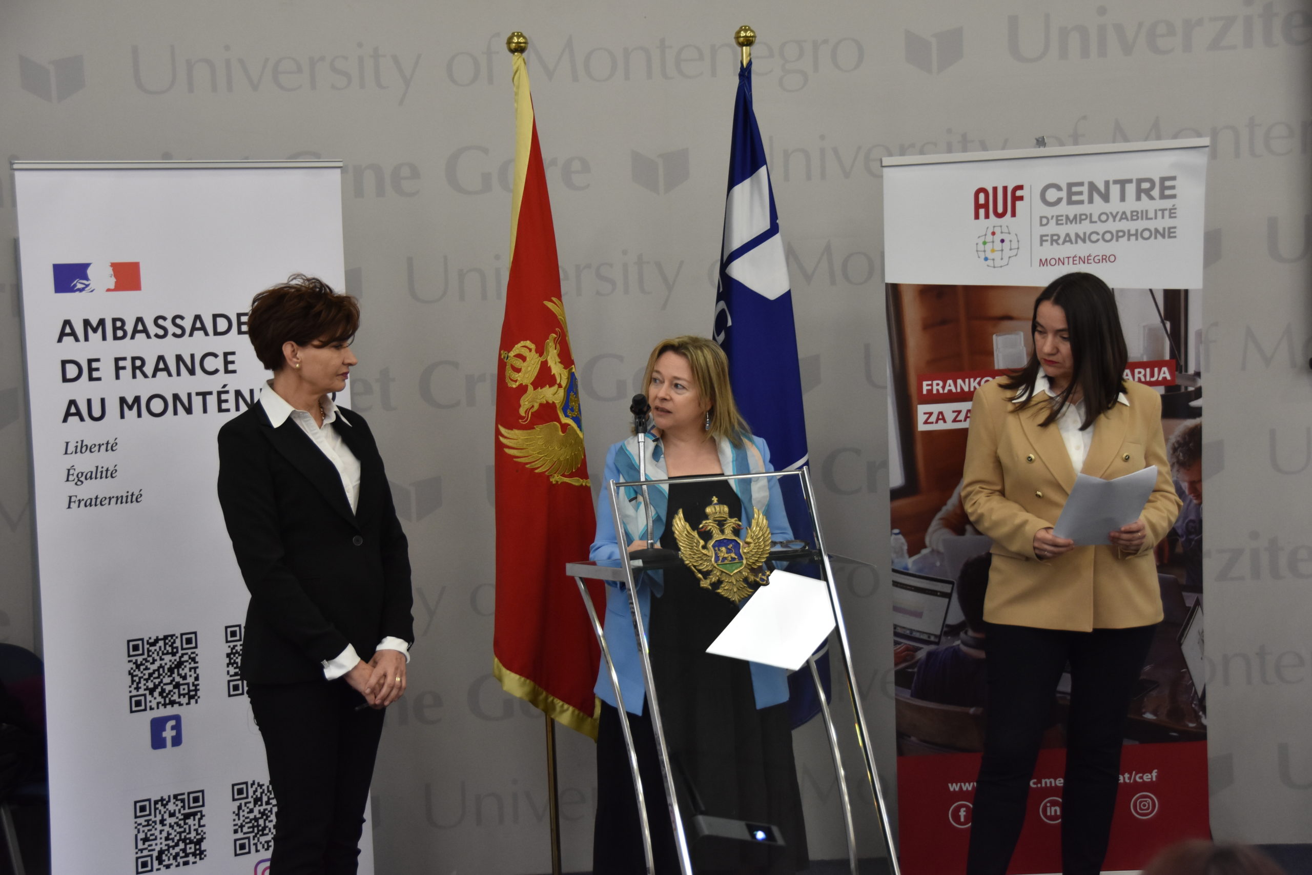 Francuska ambasadorka uručila orden akademske palme Republike Francuske profesorici Ivoni Jovanović