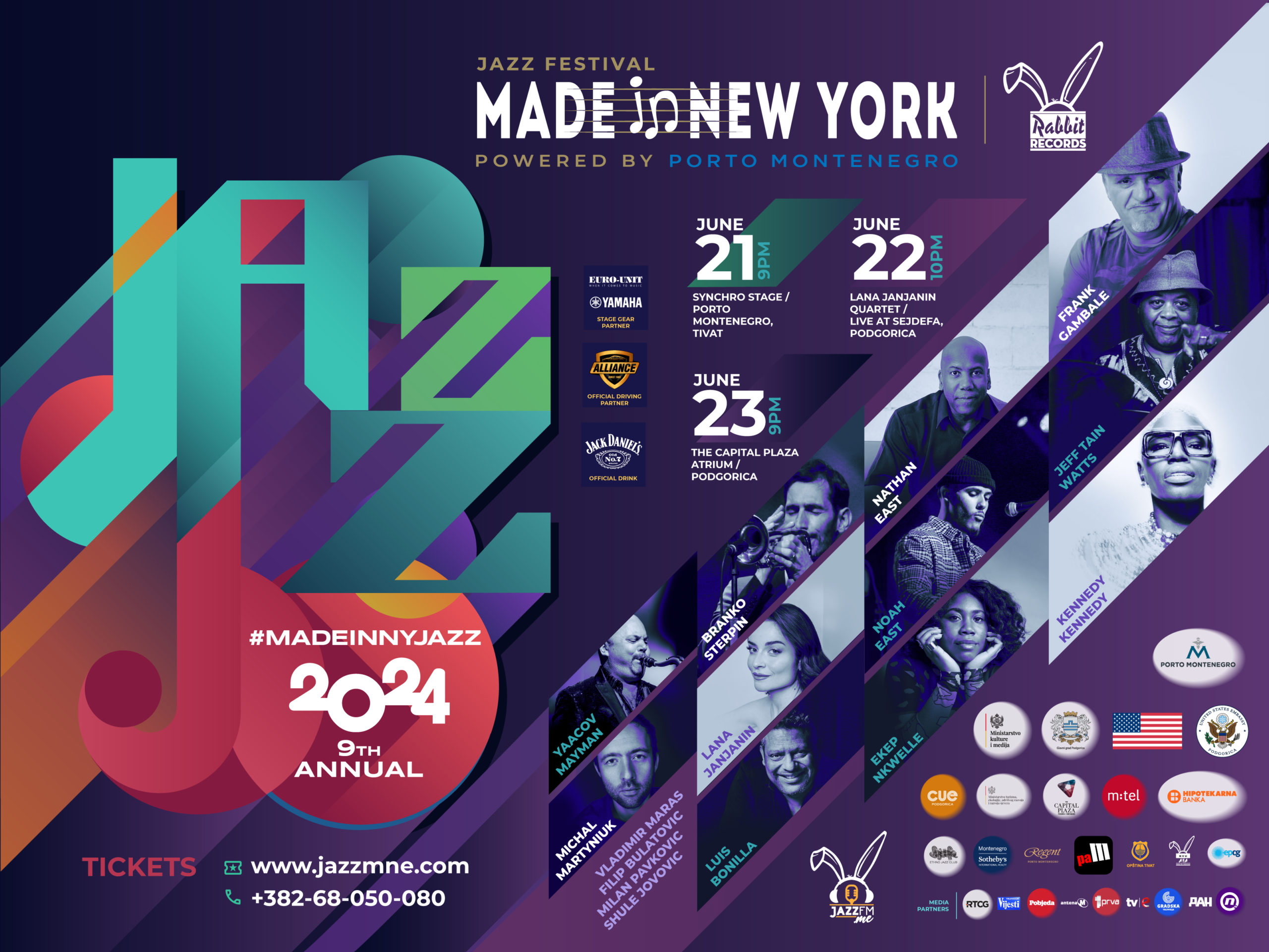 Made in New York Jazz Festival devetu godinu  sa džez zvijezdama u Crnoj Gori