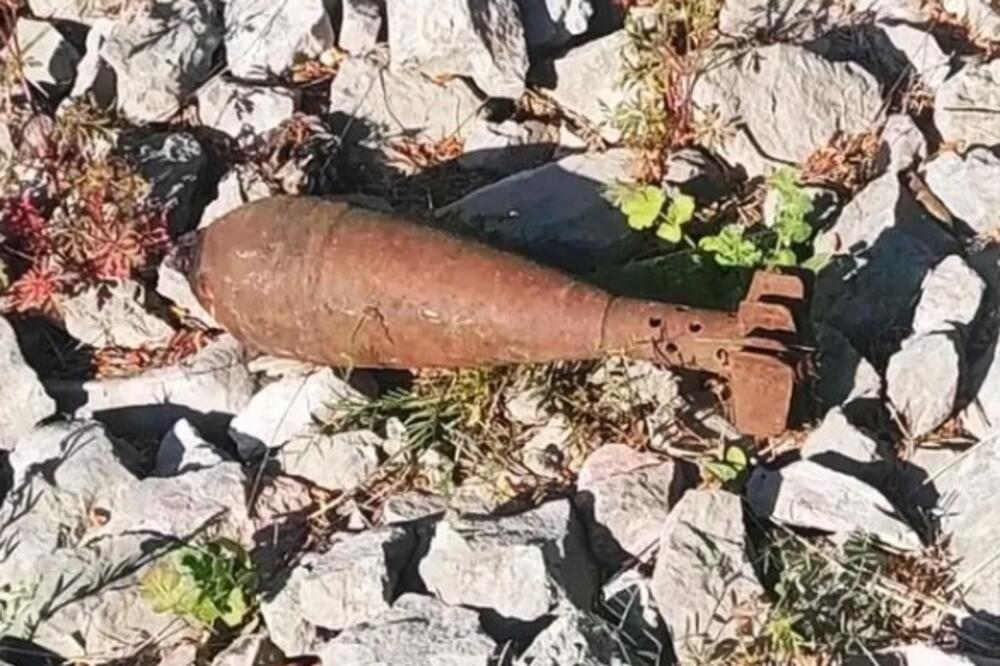 U Podgorici pronađena minobacačka granata iz Drugog svjetskog rata