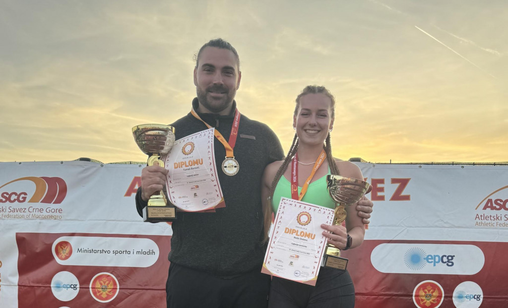 Tomaš Đurović i Neža Dolenc osvajači Trofeja „Montenegro 2024“