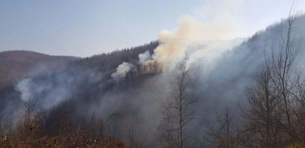OB Bijelo Polje traga za licima koja su izazvala požare