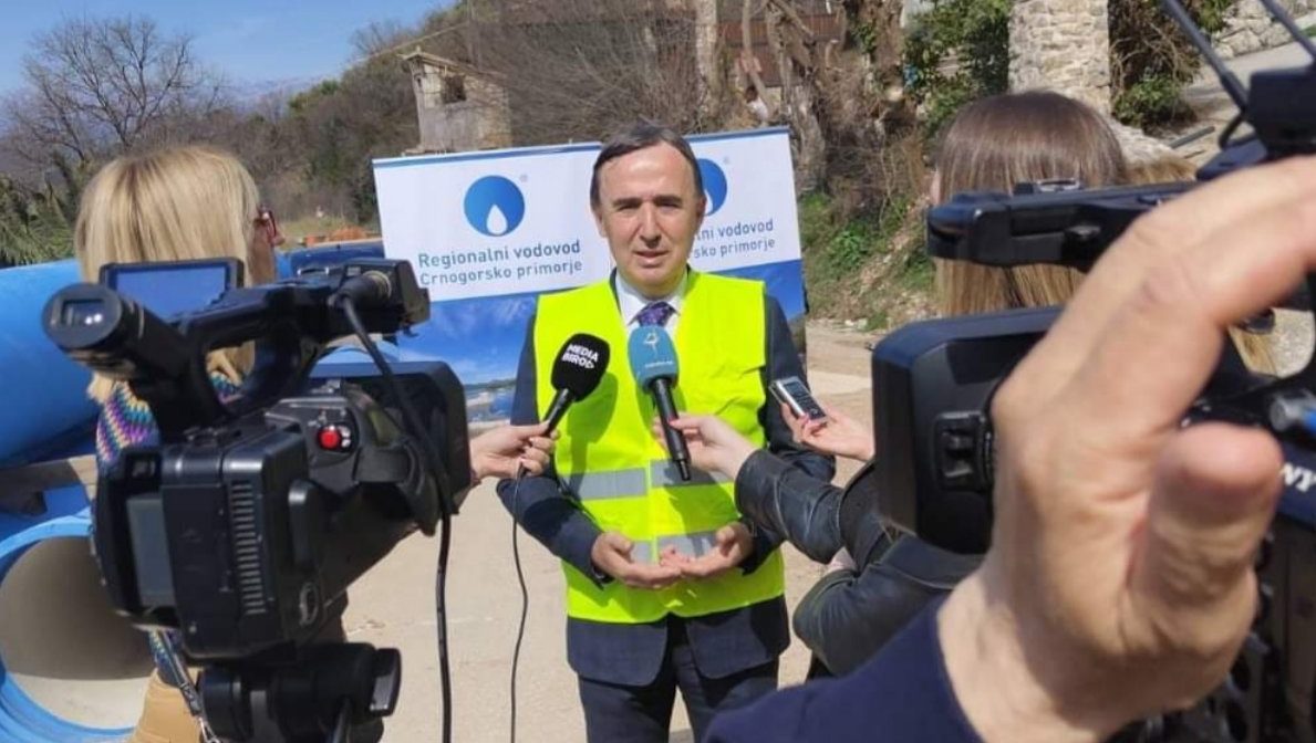 Lakušić: Postavljena nova ograda na objektu Regionalnog vodovoda PK Prijevor – Budva