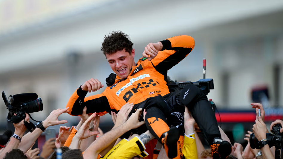 F1: Čudo u Majamiju, prva pobjeda Norisa