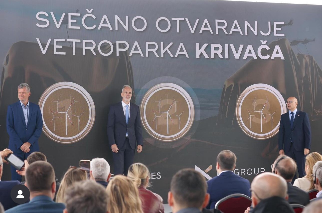 Đukanović i Mrvaljević na svečanom otvaranju vjetroparka Krivača