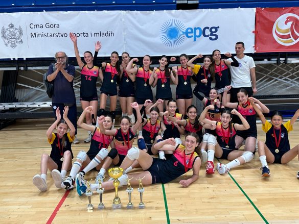 Najmlađe odbojkašice Budve šampionke Crne Gore