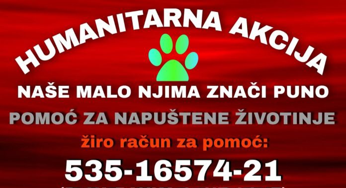 NVO Prijatelj životinja Podgorica pokreće humanitarnu akciju „Naše malo njima znači puno“
