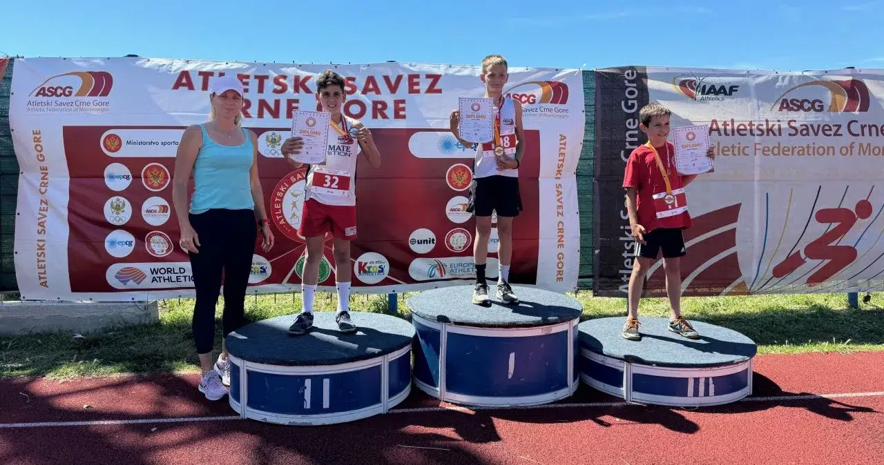 Takmičari AK Sanja osvojili najviše medalja na prvenstvu Crne Gore u višebojima