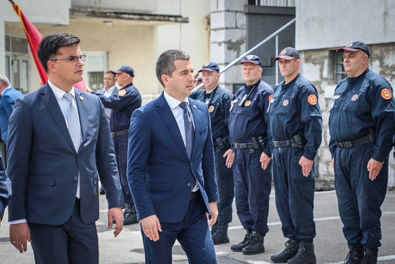 Bečić i Šaranović posjetili su Odjeljenje bezbjednosti Pljevlja