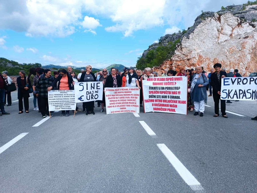 Bivši radnici Košute danas ponovo blokiraju put