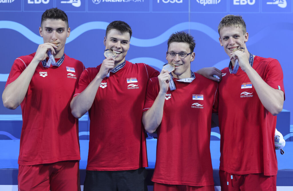 Srbi imaju najbolju štafetu u Evropi na 4 x 100 slobodno