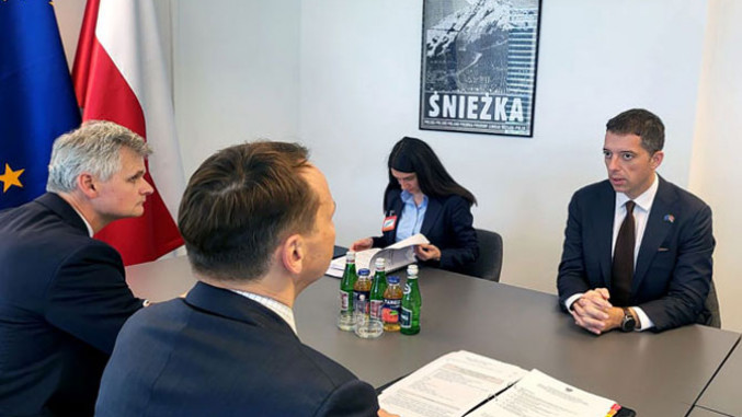 Đurić sa poljskim ministrom spoljnih poslova: Članstvo u EU strateško opredjeljenje i prioritet spoljne politike Srbije