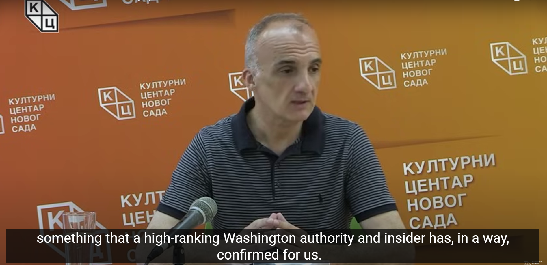 Tribina novinara i publiciste Milorada Vukašinovića „Šta nam je poručio Džefri Saks“