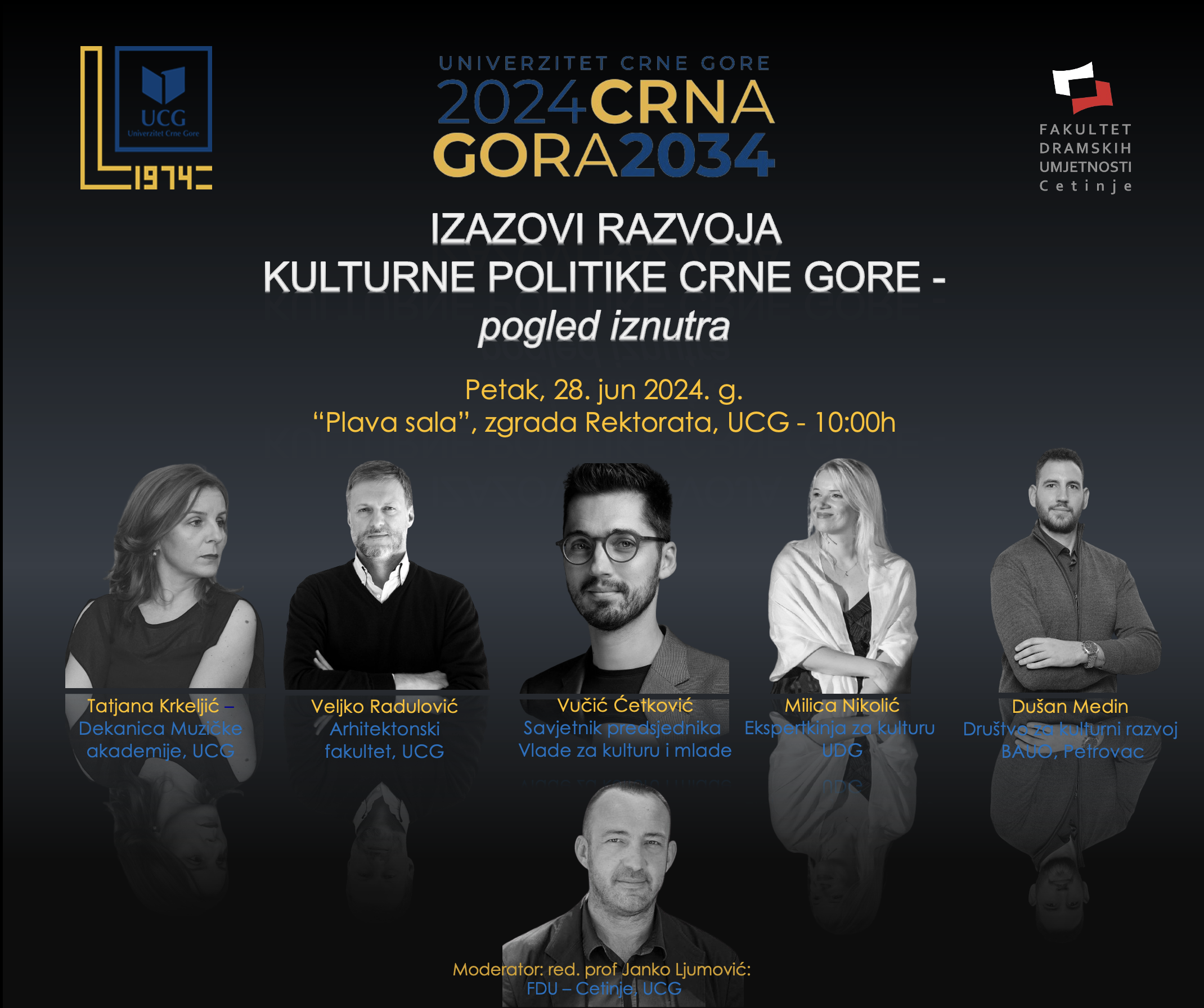 Poziv za stručnu konferenciju 28. juna: Izazovi razvoja kulturne politike Crne Gore – pogled iznutra
