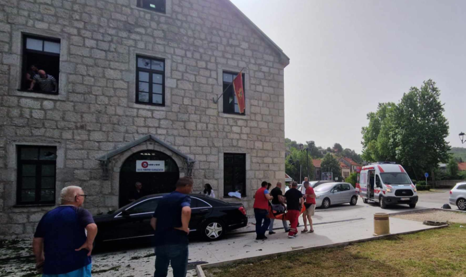 Cetinje: Privedeno nekoliko osoba zbog bombe, tri pacijenta primljena u Klinički centar su van životne opasnosti