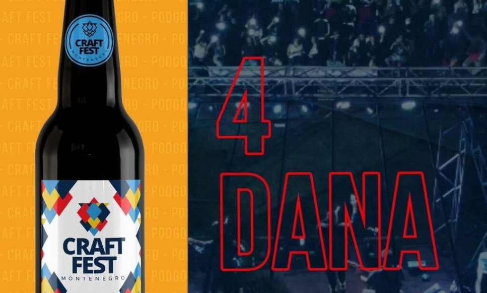 Prvi festival kraft piva u Podgorici: CRAFT FEST MONTENEGRO na Trgu Nezavisnosti od 13. do 16. juna