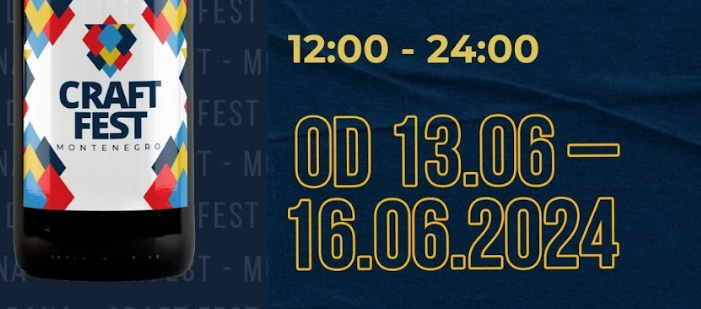 Prvi festival Craft piva u Podgorici sredinom juna