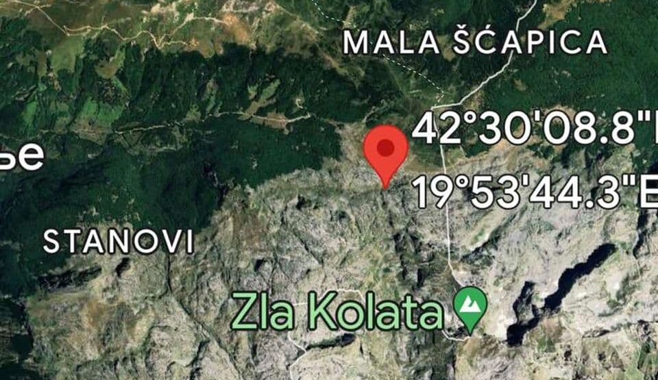 U toku akcija spasavanja: Strani državljani uputili poziv za pomoć u rejonu Vusanje