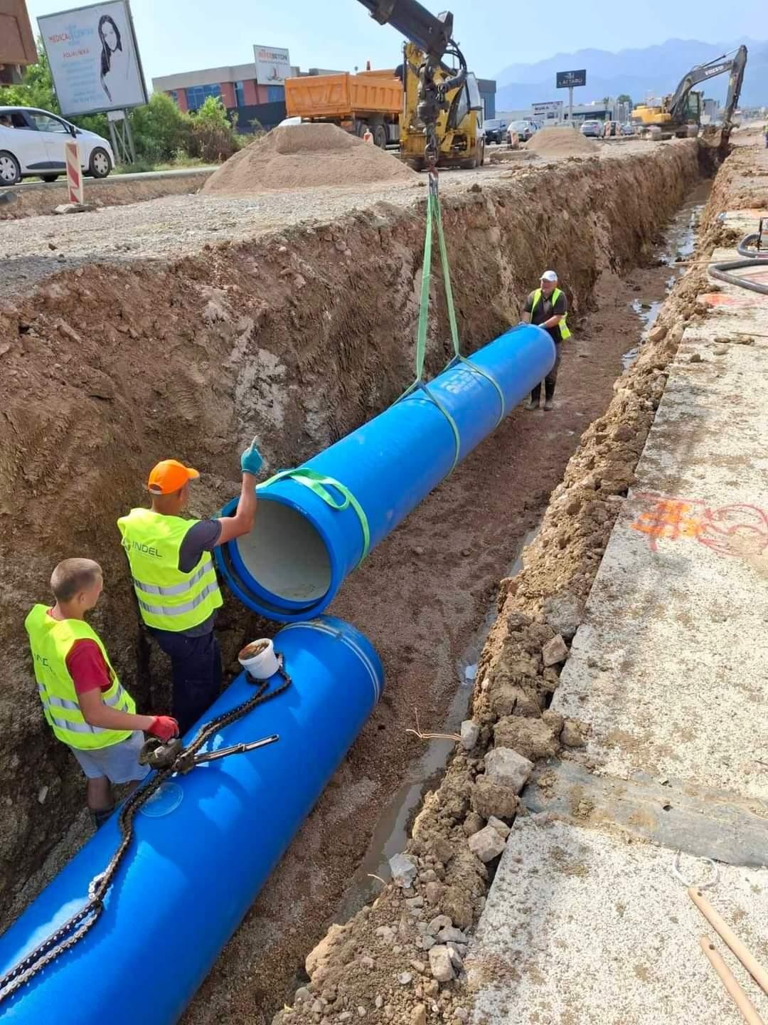 Lakušić za BORBU: Snažan investicioni zamajac izgradnje novog cjevovoda regionalnog vodovodnog sistema teče planiranom dinamikom
