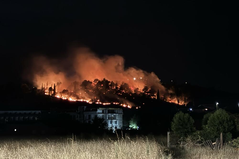Požar na Gorici aktivirao sve resurse MUP-a, apel građanima da izbjegavaju vatru (VIDEO)