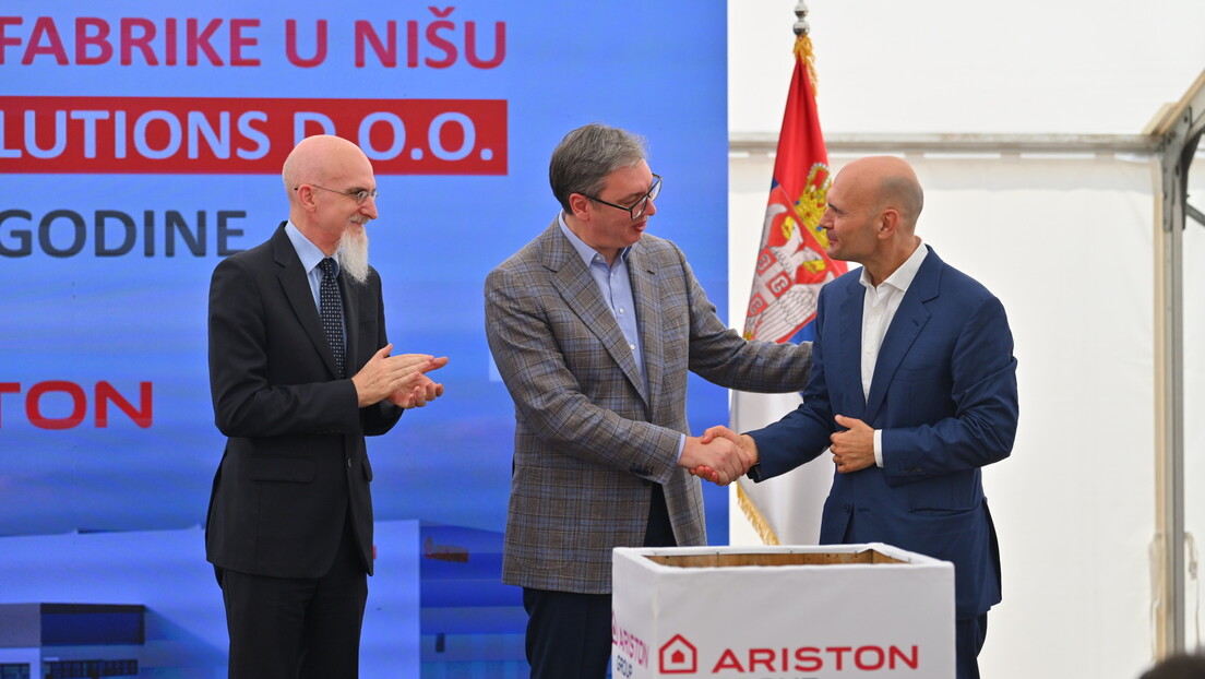 Vučić u Nišu: Nova fabrika Ariston već 2025. imaće izvoz vrijedan 240 miliona evra