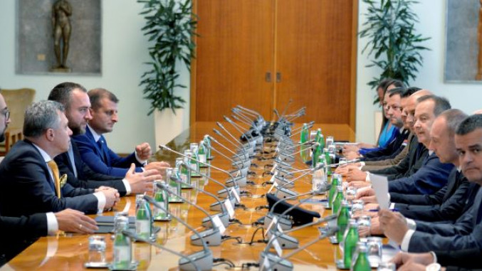 Dačić i Toškovski razgovarali o unapređenju saradnje u borbi protiv kriminala i ilegalnih migracija