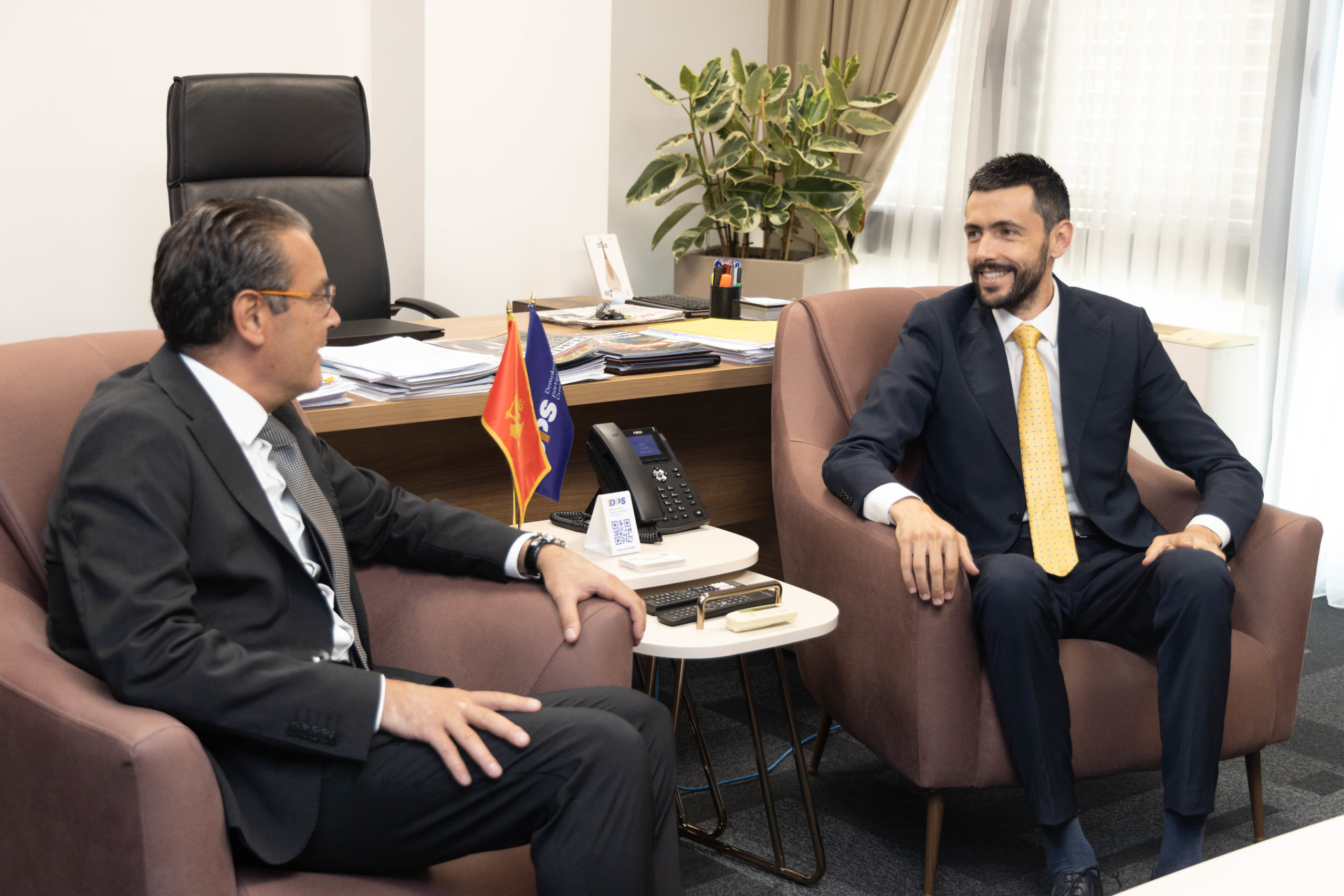 Živković sa ambasadorom Turske: DPS imao ključan doprinos u uspostavljanju partnerstva dvije zemlje
