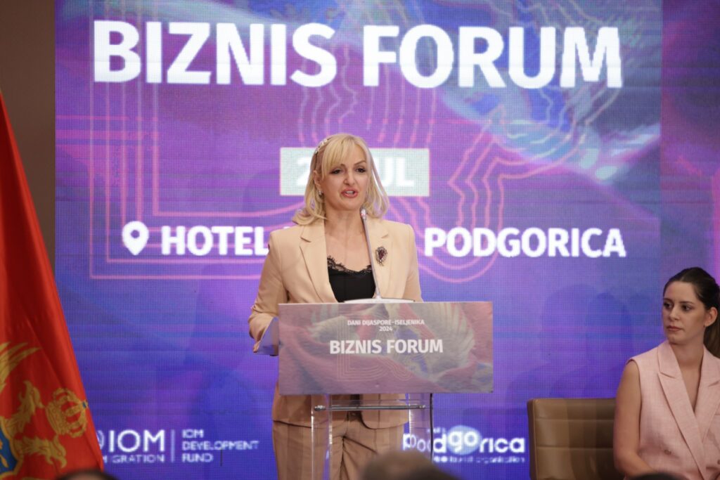 Borovinić Bojović: Iseljenici mnogo puta pokazali da Crna Gora može na njih da računa