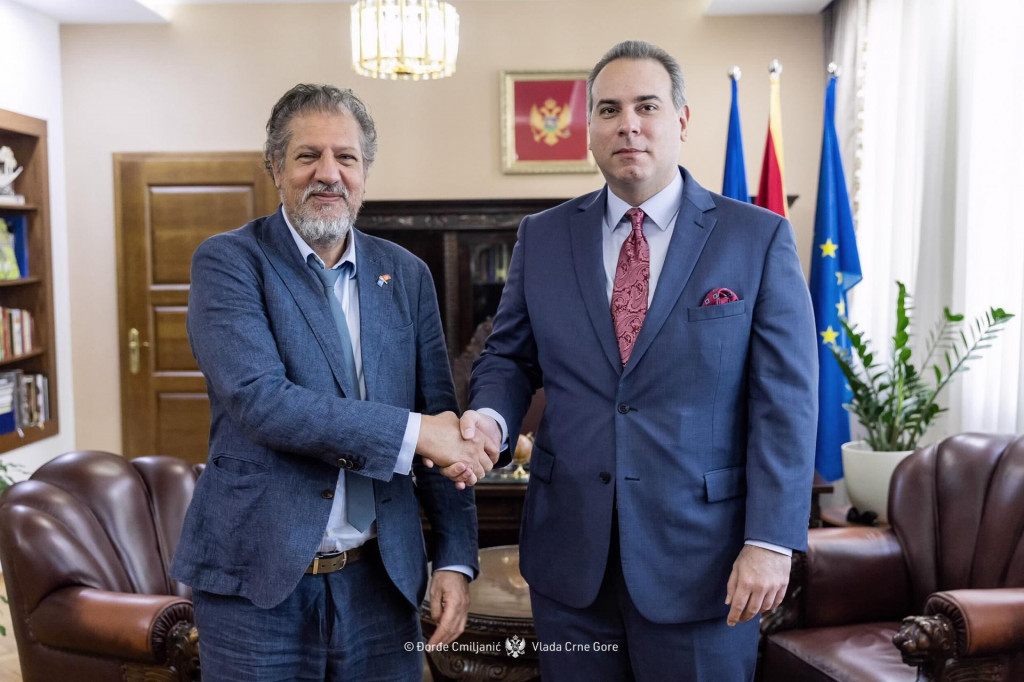 Ivanović primio u oproštajnu posjetu šefa Kancelarije UNHCR-a