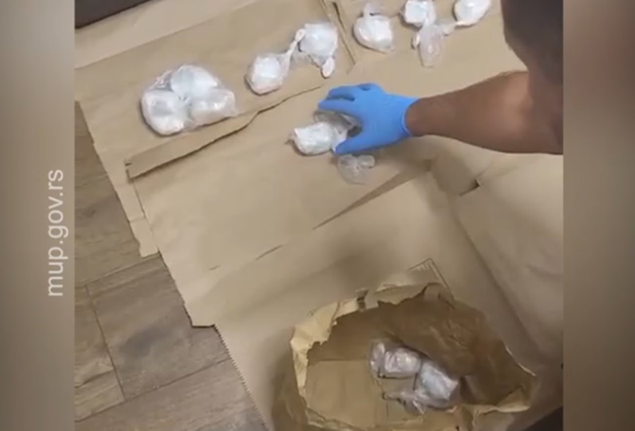 U Srbiji zaplijenjeno 8,5 kilograma kokaina vrijednog milion evra
