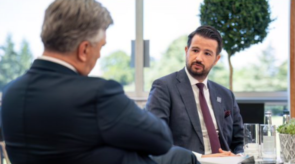 Milatović sa Plenkovićem: Dobrosusjedski odnosi i regionalna saradnja moraju biti naš prioritet
