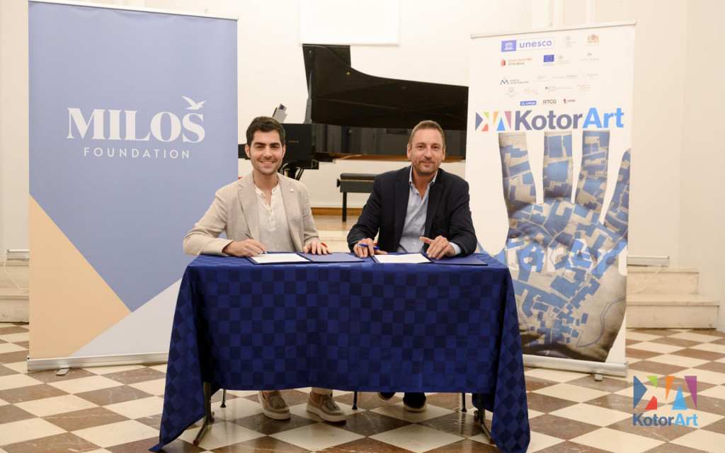 Memorandum o saradnji fondacija Don Branko Sbutega i Miloš Karadaglić: Briga za mlade, talentovane crnogorske umjetnike