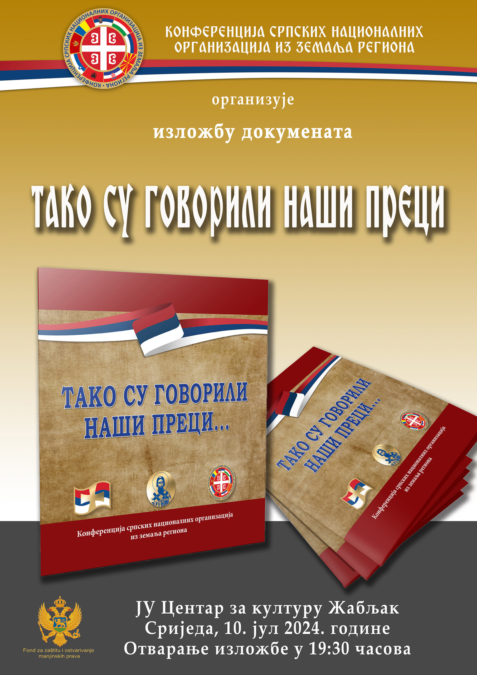 Na Žabljaku otvaranje izložbe „Tako su govorili naši preci“