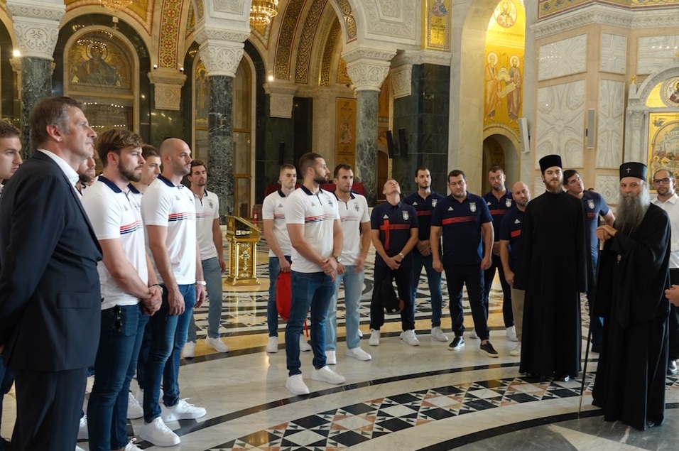 Patrijarh blagoslovio srpske vaterpoliste pred put na Olimpijske igre
