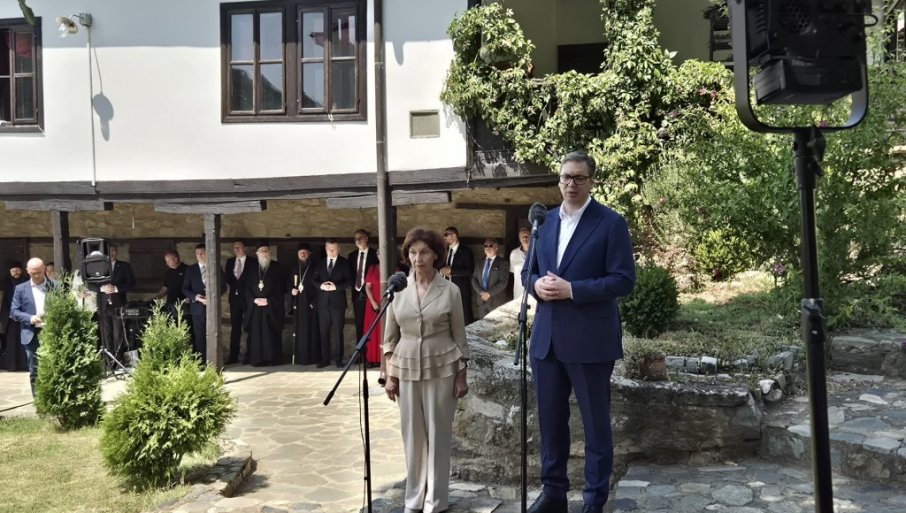 Vučić ugostio Siljanovsku Davkovu: Siguran sam da će Srbija i Sjeverna Makedonija razvijati dalje odnose uz međusobno poštovanje