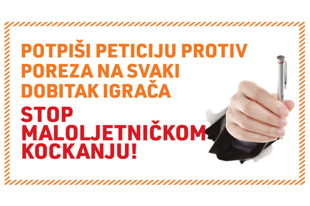Potpiši peticiju protiv poreza na svaki dobitak igrača