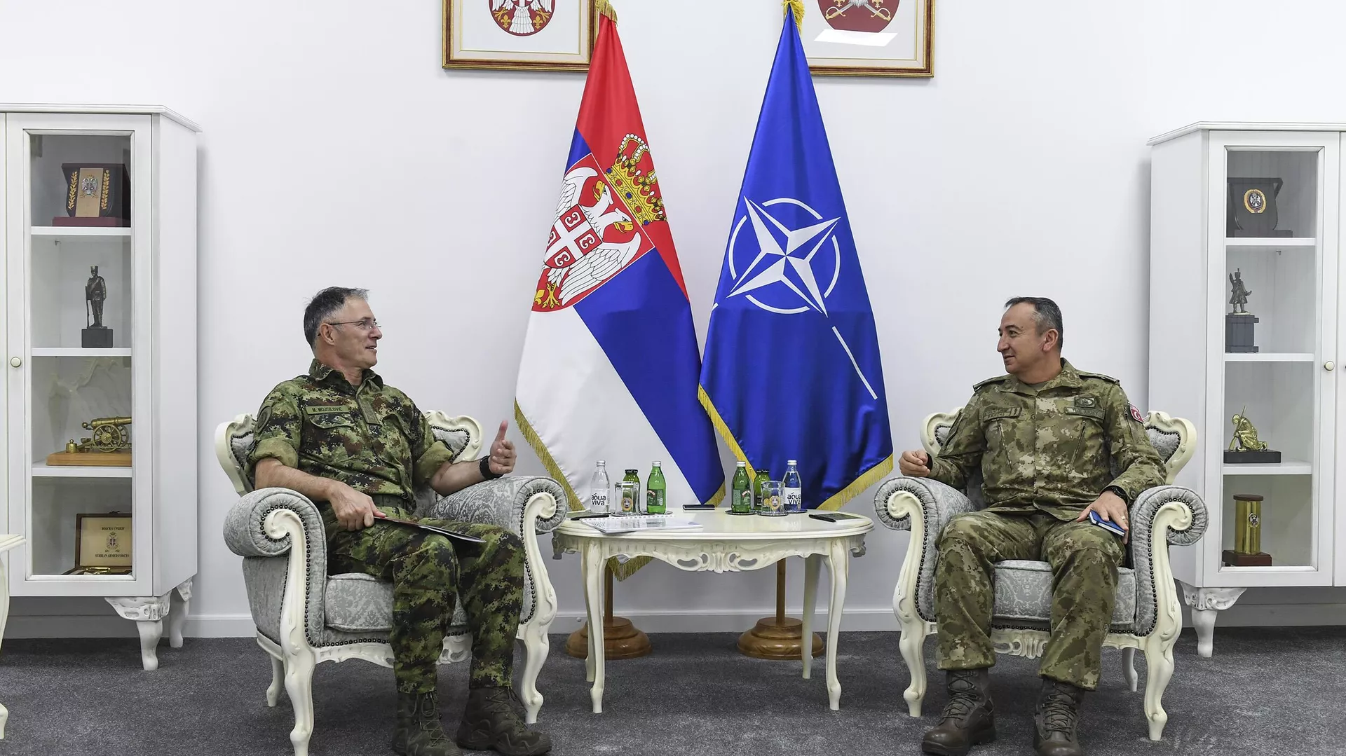 General Mojsilović i komandant KFOR-a razgovarali o bezbjednosnoj situaciji na KiM i saradnji Vojske Srbije s KFOR-om