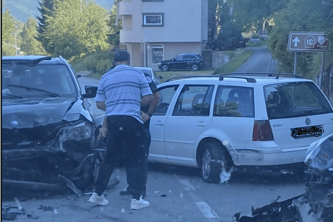 Lančani sudar u Bijelom Polju: Šest osoba lakše povrijeđeno