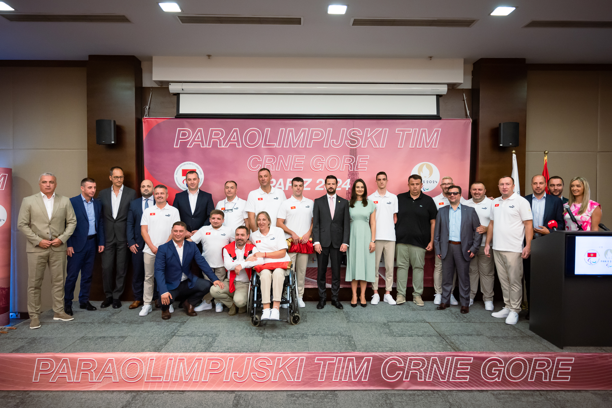 Milatović i Šćekić ispratili paraolimpijce