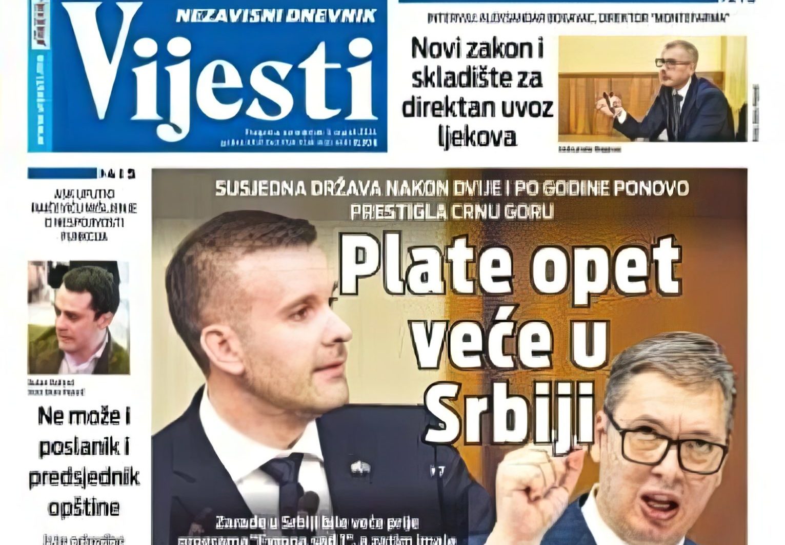 Čudno da su i „Vijesti“ to obznanile: U Srbiji prosječna zarada ponovo veća nego u Crnoj Gori